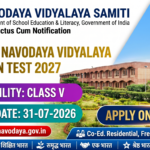 Navodaya Vidyalaya Admission 2027